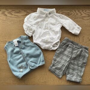 Adorable Janie & Jack 3-piece dressy outfit